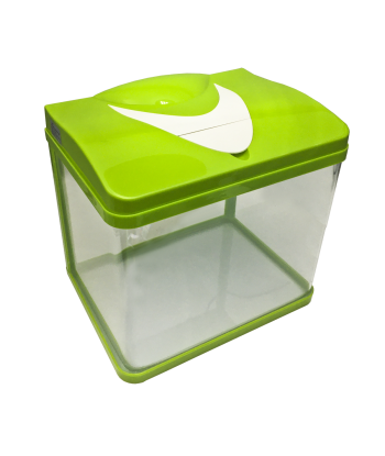 使用生態高畫質弧形玻璃魚缸體驗全景式觀賞