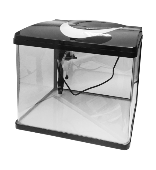 Experience a Panoramic View with The Ecological High-Definition Curved Glass Fish Tank