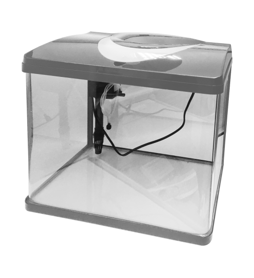 Experience a Panoramic View with The Ecological High-Definition Curved Glass Fish Tank