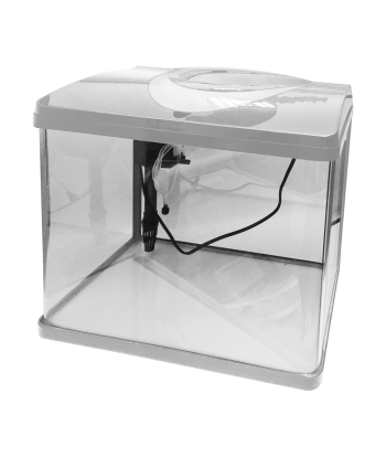 Experience a Panoramic View with The Ecological High-Definition Curved Glass Fish Tank