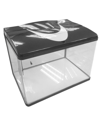 Experience a Panoramic View with The Ecological High-Definition Curved Glass Fish Tank