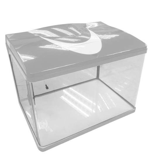 使用生態高畫質弧形玻璃魚缸體驗全景式觀賞