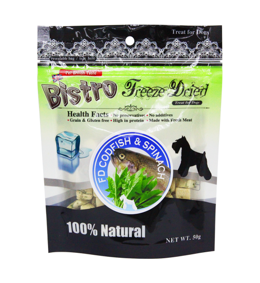 Freeze Dry Codfish w/Spinach (Dog) 50g