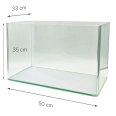 Aqua Gem Ecological High-definition Curved Glass Aquarium Fish Tank