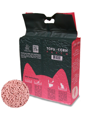 Wellon Bio Cat Litter (Peach) 2.5kg