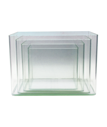 Aqua Gem Ecological High-definition Curved Glass Aquarium Fish Tank