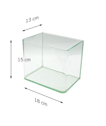 Aqua Gem Ecological High-definition Curved Glass Aquarium Fish Tank