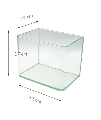 Aqua Gem Ecological High-definition Curved Glass Aquarium Fish Tank