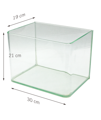 Aqua Gem Ecological High-definition Curved Glass Aquarium Fish Tank