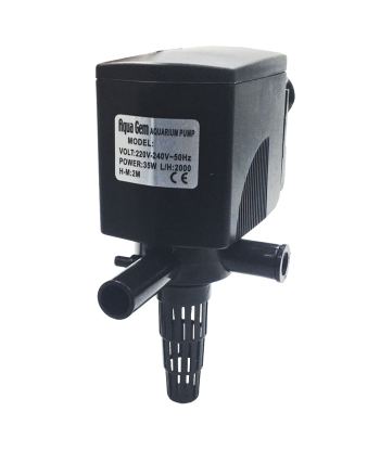 Aqua Gem Aquarium Submersible Pump 3-in-1