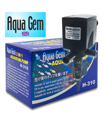 Aqua Gem Aquarium Submersible Pump 3-in-1