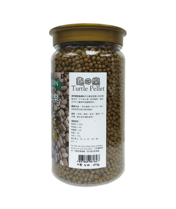 龜之樂高鈣龜飼料 (M) 473g