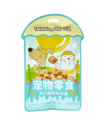 夾心爆醬肉泥卷 - 雞肉牛肉味