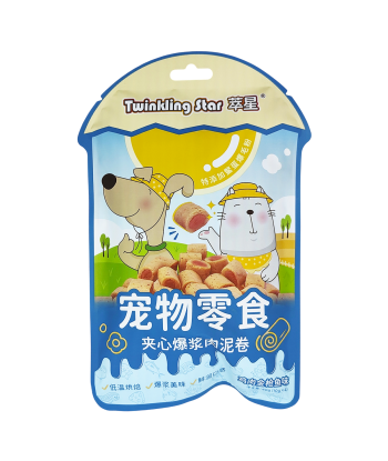 Stuffed Meat Paste Rolls Chicken and Tuna Flavor