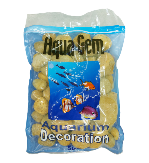 Aqua Gem Yellow Aragonite Stone