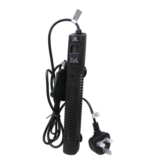 Wellon K-603 LED顯示石英玻璃暖管