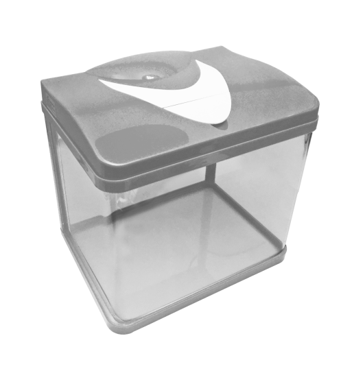 使用生態高畫質弧形玻璃魚缸體驗全景式觀賞